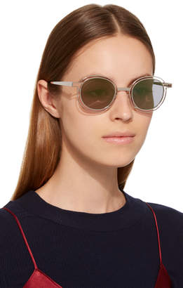 Thierry Lasry Probably Gold-Tone Round-Frame Sunglasses