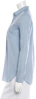 Thumbnail for your product : Giada Forte Chambray Button-Up Blouse w/ Tags