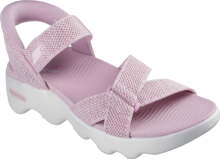 Skechers Women's On-The-Go Massage Fit Sandal Hands Free Slip-ins - Heather