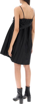 MM6 MAISON MARGIELA Trompe l'Oeil pleated mini ドレス MM6 MAISON MARGIELA Trompe L'oeil Pleated Mini Dress - ShopStyle
