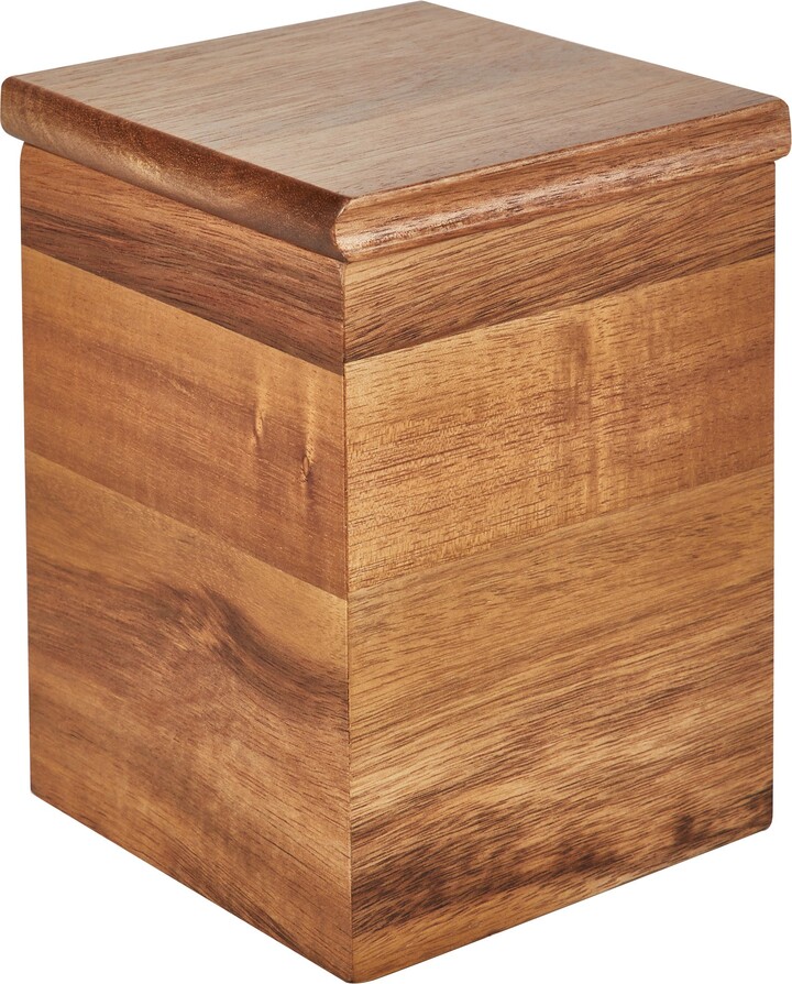 Dunelm Acacia Wooden Kitchen Canister Natural ShopStyle Food Storage