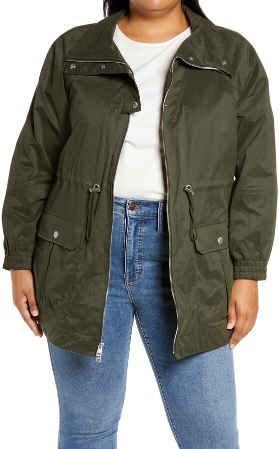 Levi's Cinch Waist Rain Jacket ShopStyle Coats
