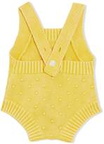 Thumbnail for your product : Burberry Kids Contrast Knit Cotton Playsuit