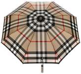 Thumbnail for your product : Burberry check folding umbrella