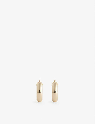 Eliou Pria yellow gold-plated brass earrings