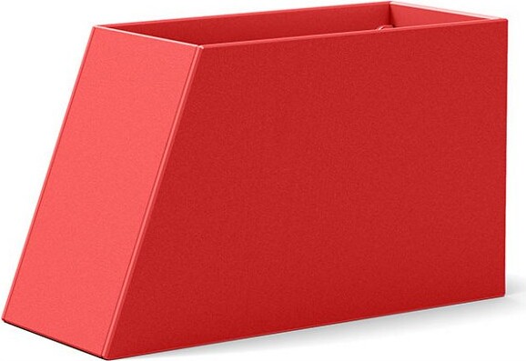 Loll Designs Tesselate Outdoor Slope Planter in Red, Size: 18" Standard