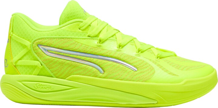 PUMA Women's Stewie 4 Basketball Shoes, Size 6, Lime/Lime