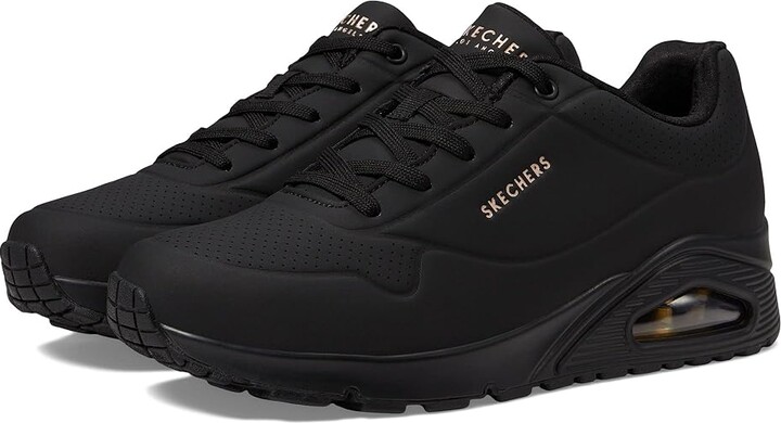 Skechers Uno - Stand On Air (Black/Black) Women's Shoes - ShopStyle