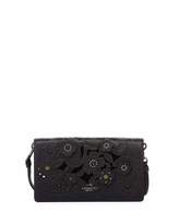 Thumbnail for your product : Coach Tea Rose Embossed Crossbody Clutch Bag, Black
