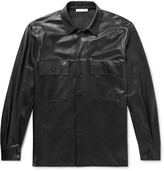 Thumbnail for your product : The Row Johnny Leather Shirt Jacket
