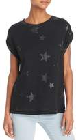 Thumbnail for your product : Current/Elliott The Bonn Star Print Muscle Tee