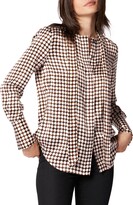 Thumbnail for your product : Equipment Lilli Tie Neck Polka Dot Silk Blouse
