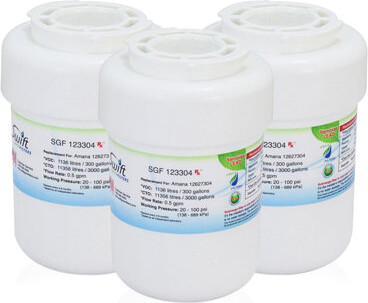 Swift Green Filters SGF-123304 Rx Compatible Refrigerator Water Filter for 1252704, EFF-6021A, 46-9014, -3 Pack