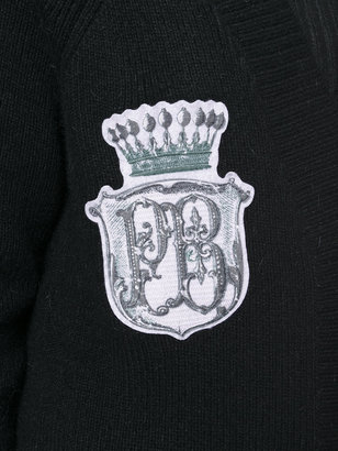 Pierre Balmain branded long cardigan
