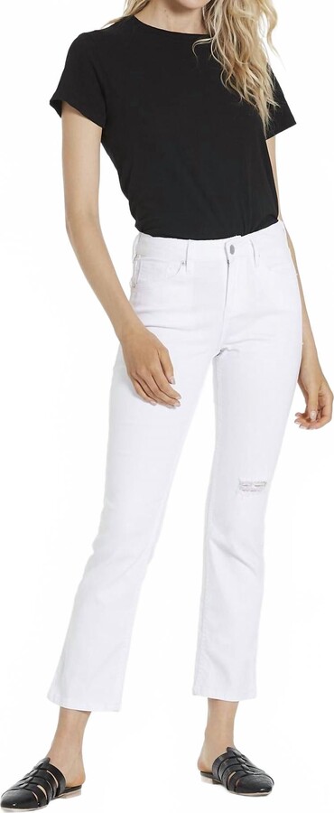 DEAR JOHN DENIM Blaire Slim High Rise Jean In White