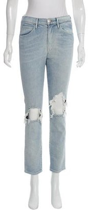 3x1 Distressed Skinny-Leg Jeans w/ Tags