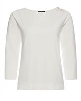 Thumbnail for your product : Jaeger Cotton Jersey Top