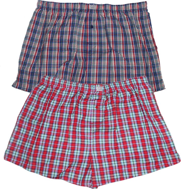 D555 Duke Mens Boxer Shorts Woven Boxer Shorts Multipack Cotton