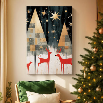 Alcott Hill Amber Blessing-Premium Gallery Wrapped Canvas