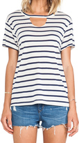 Thumbnail for your product : LnA Striped Mosshart Tee