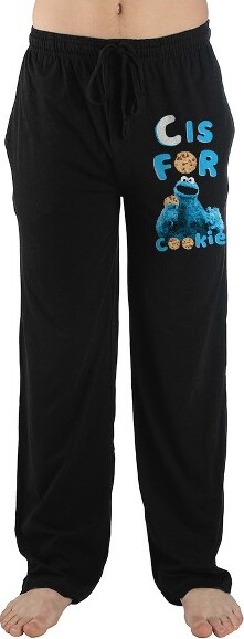 Sesame Street SesameStreetBlackSleepPajamaPants-Small