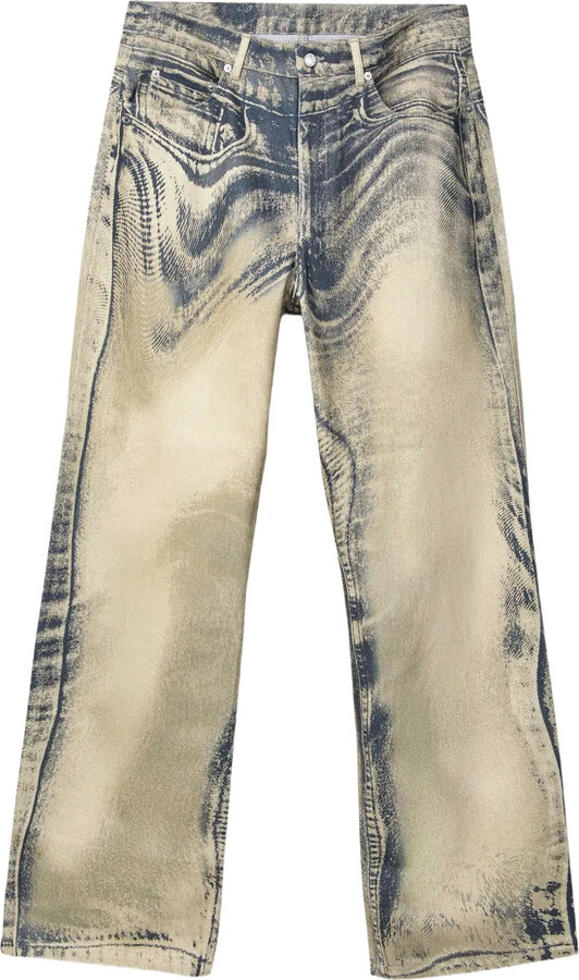 CamperLab Sand Blasted-Effect Jeans