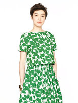 Thumbnail for your product : Kate Spade Garden leaves poplin crop top