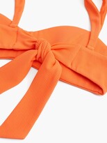 Thumbnail for your product : COSSIE + CO The Isla Detachable-strap Bikini Top - Orange