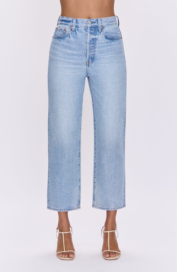 Pistola Denim Cassie High Waist Crop Straight Leg Jeans