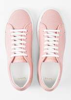 Thumbnail for your product : Paul Smith Women's Pink Perforated Leather 'Basso' Trainers