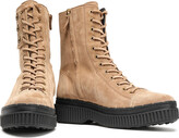 Thumbnail for your product : Tod's Suede Combat Boots