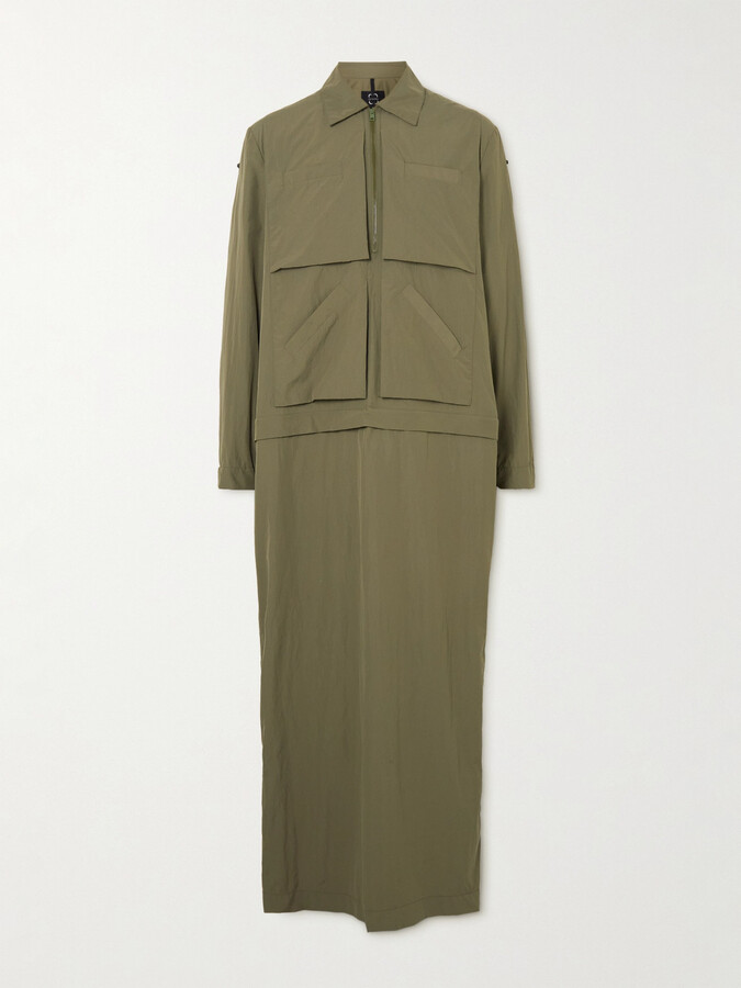 SAIF UD DEEN Convertible Panelled Canvas Jacket