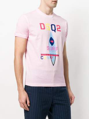 DSQUARED2 Surf Camp print T-shirt