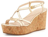 Thumbnail for your product : Kate Spade Talanse Strappy Wedge Sandal, Gold