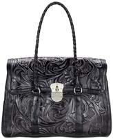 Thumbnail for your product : Patricia Nash Tuscan Tooled Vienna Top-Flap Large Shoulder Bag