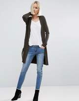 Thumbnail for your product : ASOS Cardigan in Rib with Tie Sides