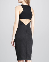 Thumbnail for your product : Robert Rodriguez Formfitting Back-Cutout Dress