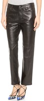 Thumbnail for your product : J Brand Casey Leather Boyfriend Pants