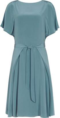 Reiss Mira - Cold-shoulder Dress in Orion Blue