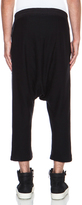 Thumbnail for your product : Rick Owens Drawstring Cropped Wool-Blend Pant