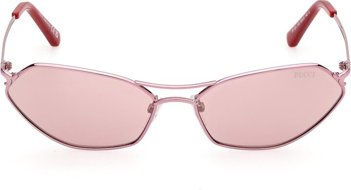 Emilio Pucci Geometric 54mm Sunglasses