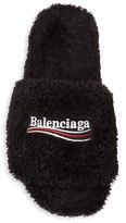 Thumbnail for your product : Balenciaga Furry Faux Shearling Campaign Slides