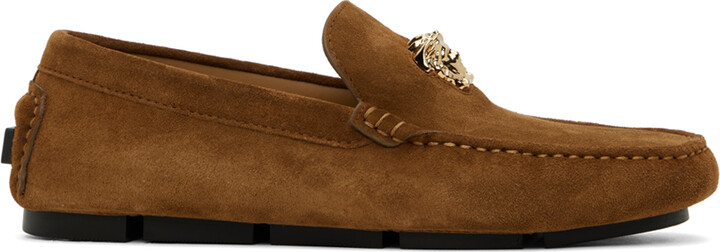 Brown 'La Medusa' Loafers - ShopStyle