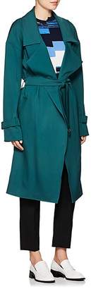Ji Oh Women's Wool-Blend Belted Trench Coat