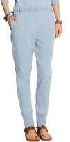 Thumbnail for your product : Tomas Maier Stretch-denim track pants