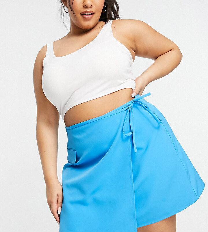 wrap around skirts plus size