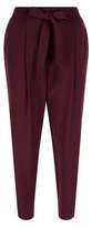 Thumbnail for your product : New Look Burgundy Tie Waist Trousers