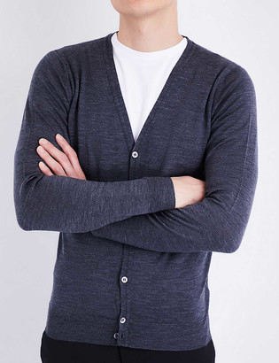 John Smedley Petworth V-neck merino wool cardigan - ShopStyle