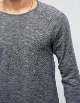 Thumbnail for your product : Esprit Fine Knit Slub Sweater With Raglan Sleeve Detail