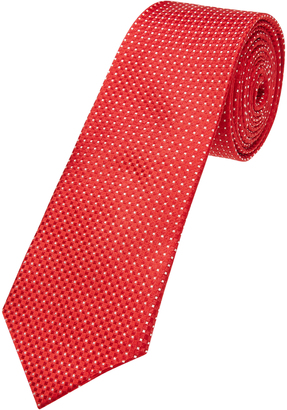Oxford Silk Tie Red X